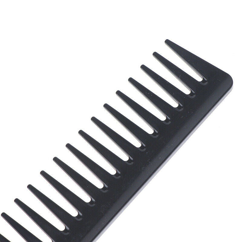 3pcs Wide Tooth Comb Black ABS Heat-resistant Wide Tooth Comb Hair Stylin.l8