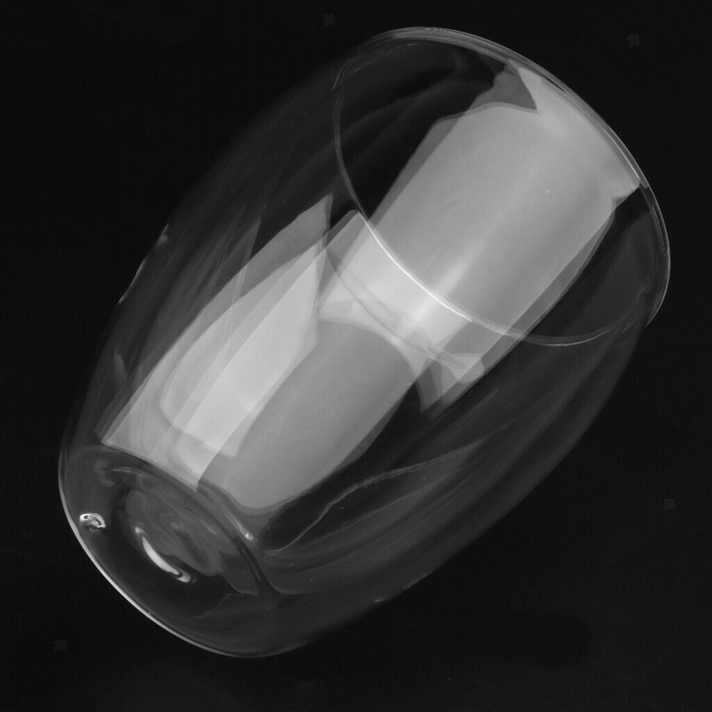 Glass Cup Double Wall Insulated Glass Espresso Cup 350ml Keeps Hot Or Cold
