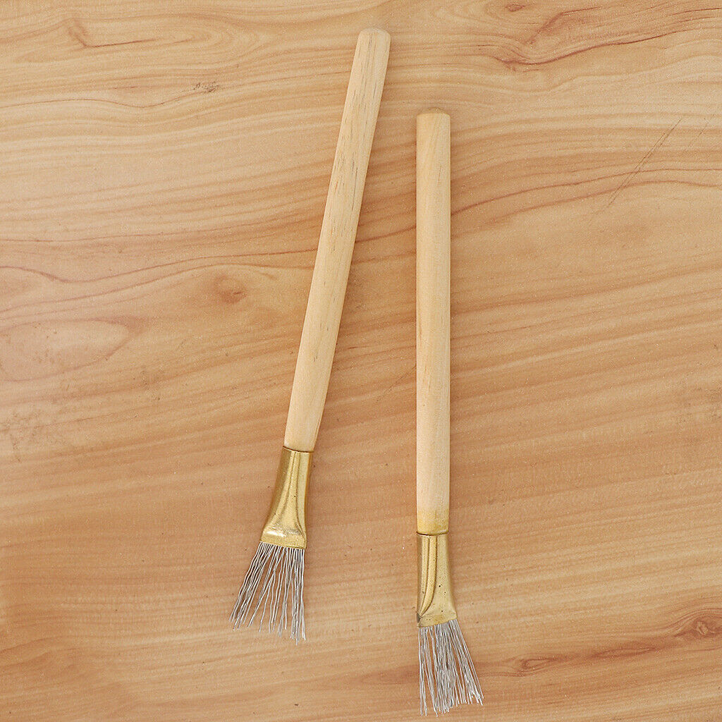 2pcs Handmade Art Tools Accessories Steel Wire Brush / Scraper With