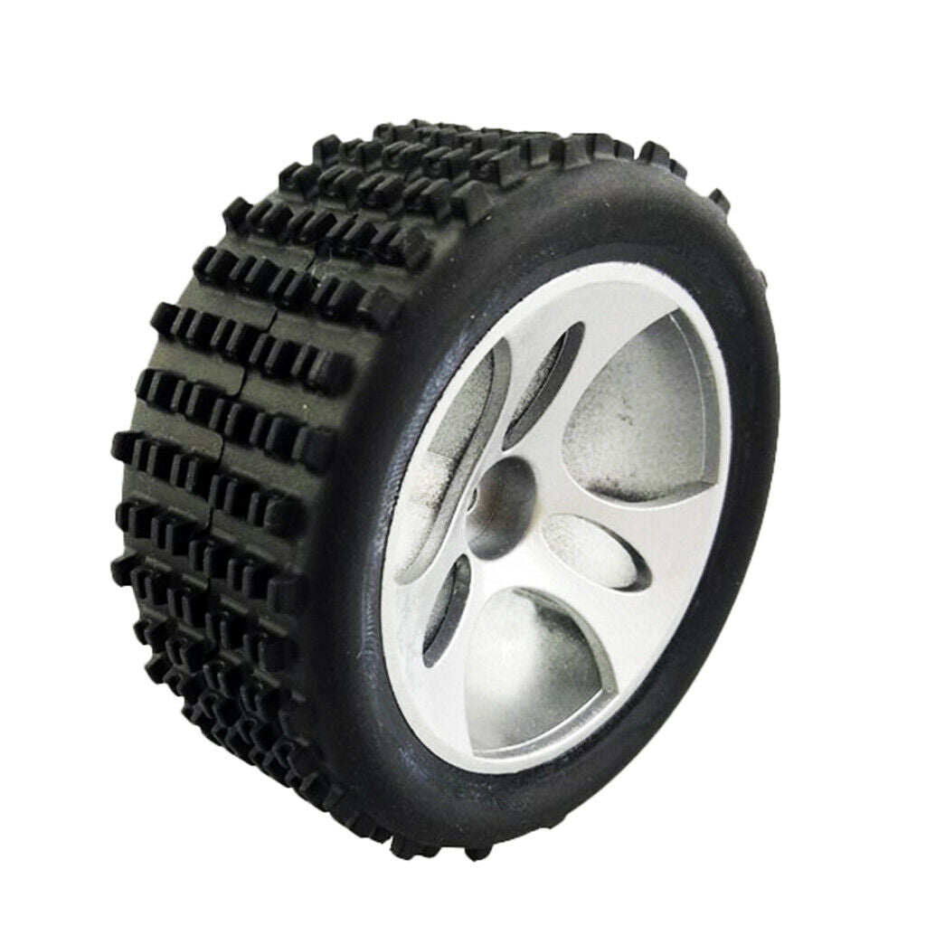 2x 1:18 Scale Plastic Tire Tyres for Wltoys A959 RC Climbing Truck Body Accs