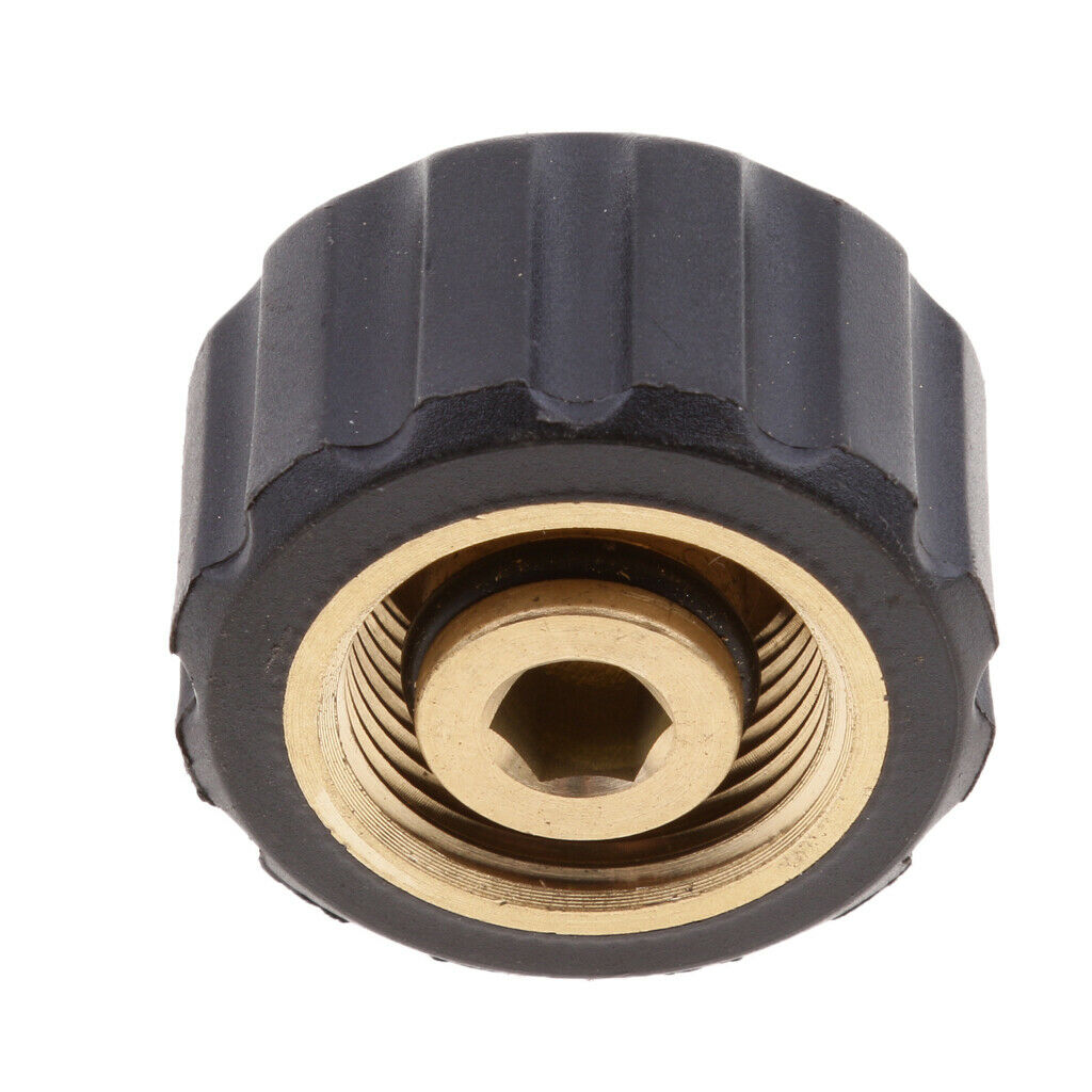 Brass Coupling Female 1/4 To Female M22x1.5 14mm Pressure Washer Fitting