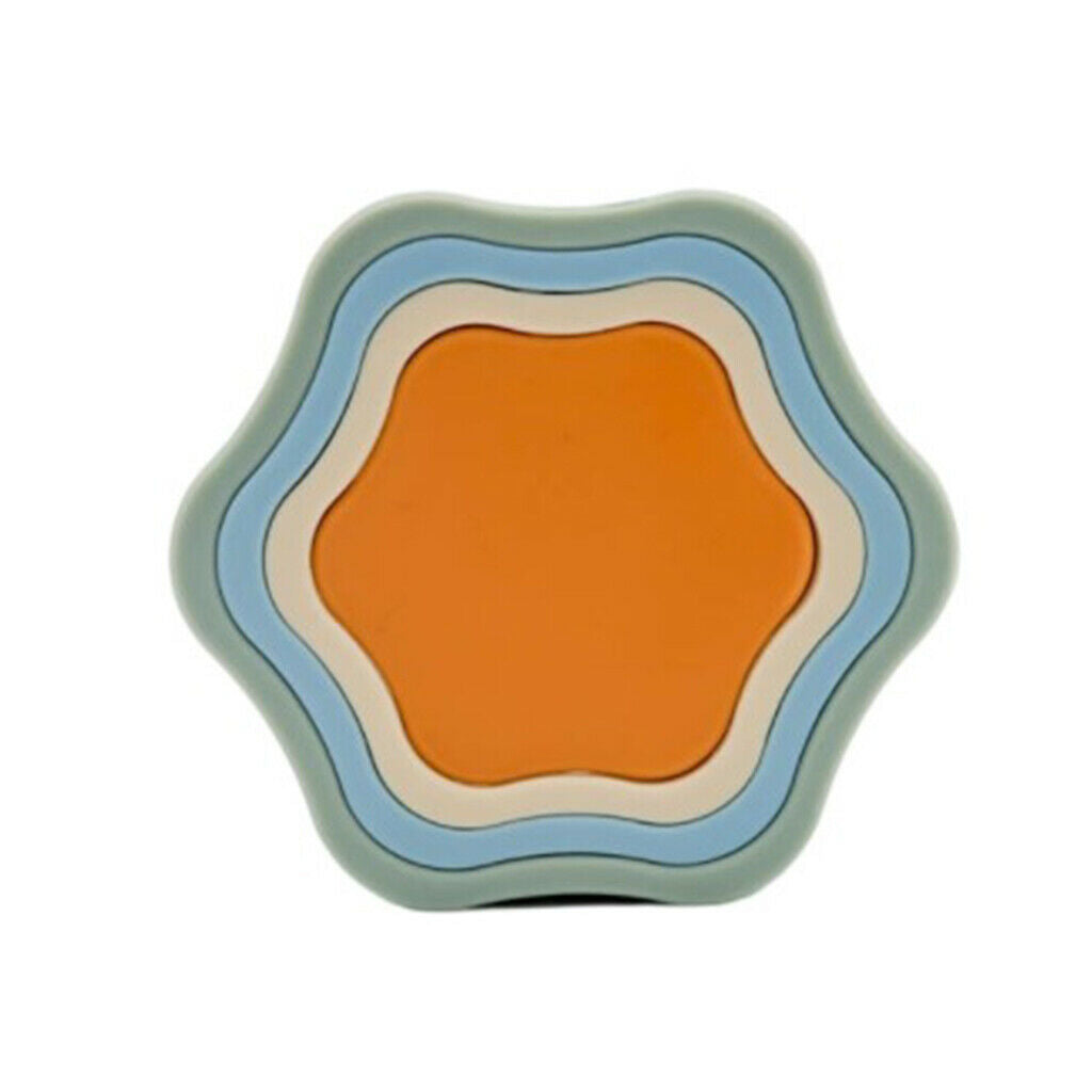 Stacking Silicone Puzzle Development Toys Early Education for Toddler B