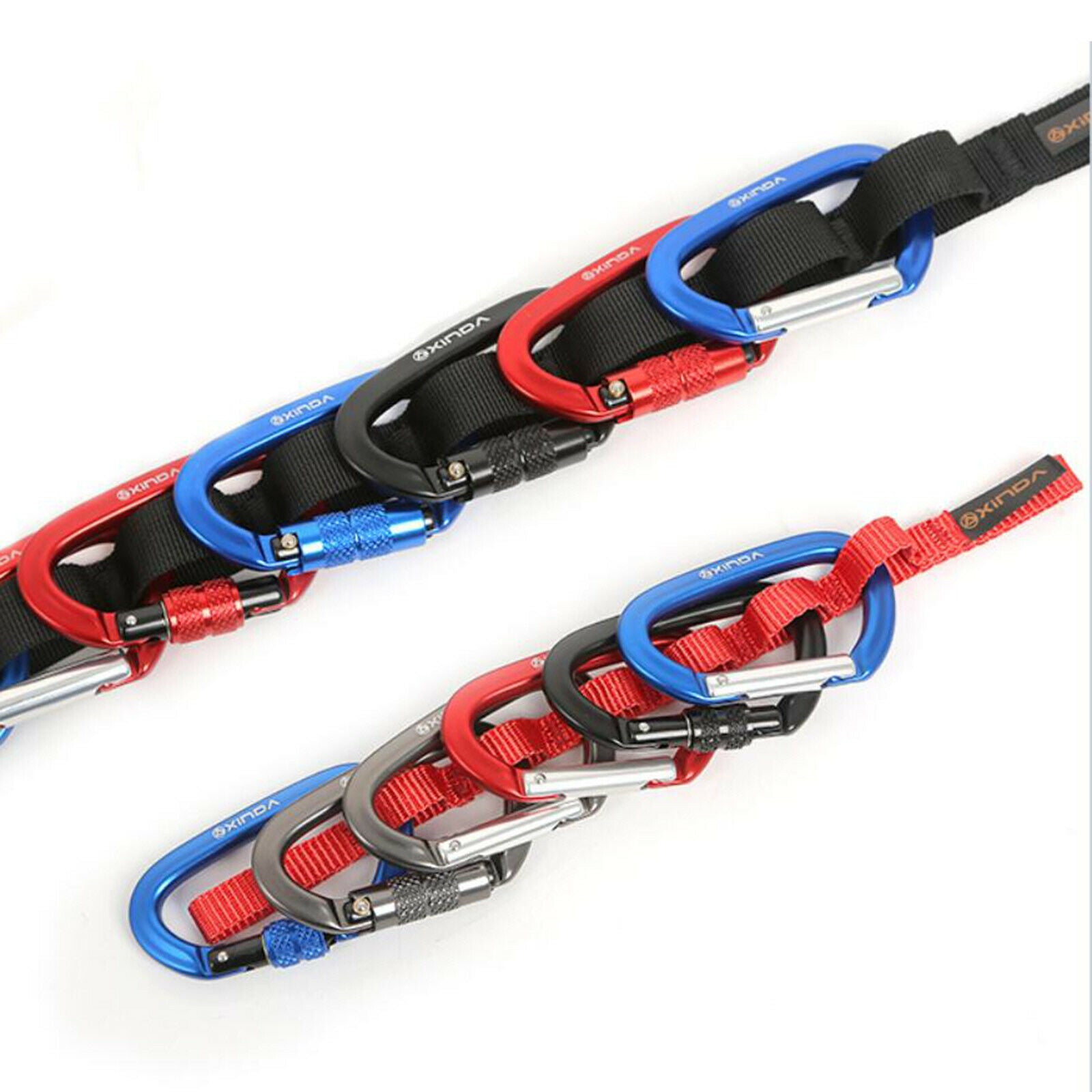 Daisy Rope Straps Climbing Nylon Sling Hammock Cord Outdoor Climbing Black