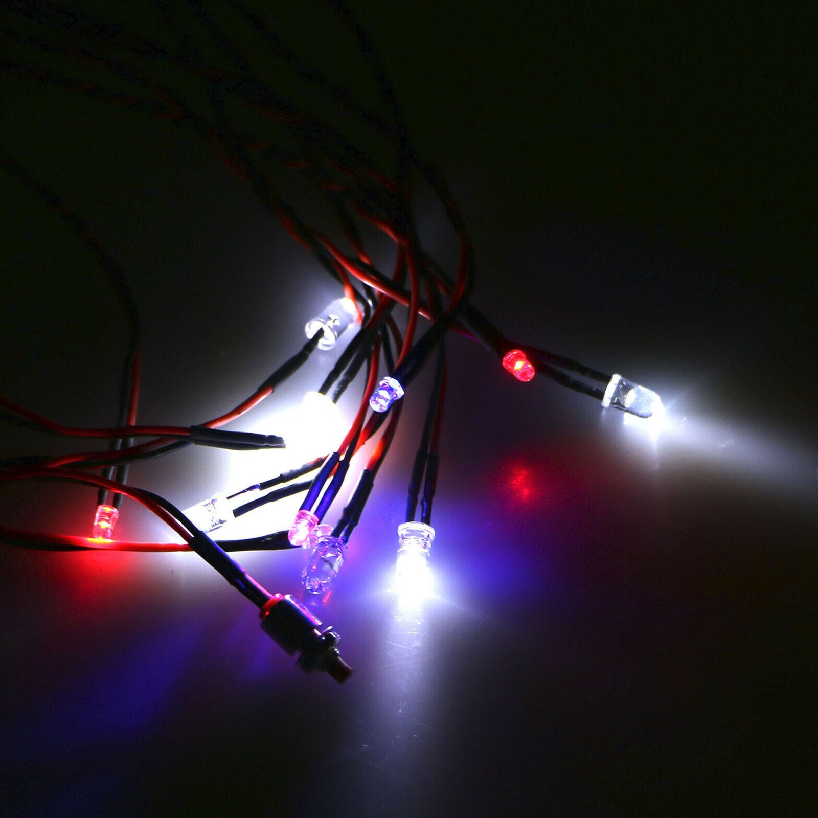 LED Light Kit Brake+Headlight+Signal 2.4ghz PPM FM For HSP RC 1/10 Car Truck