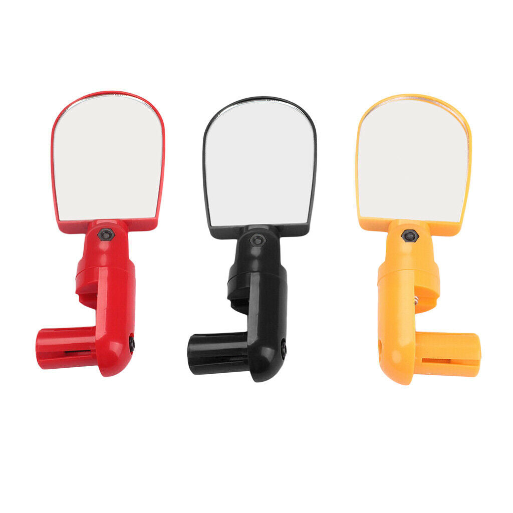 Flexible Handlebar Rearview Mirror for Bike MTB Bicycle Cycling Yellow