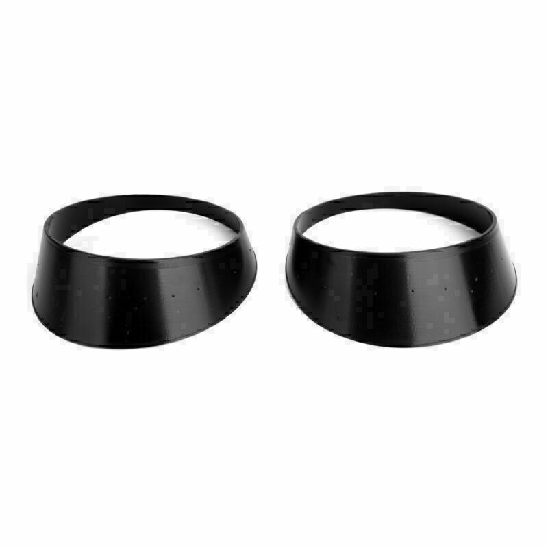 Black Headlight Bezels Headlight Cover Trim For 18-19Wrangler JL UnlimitedCN