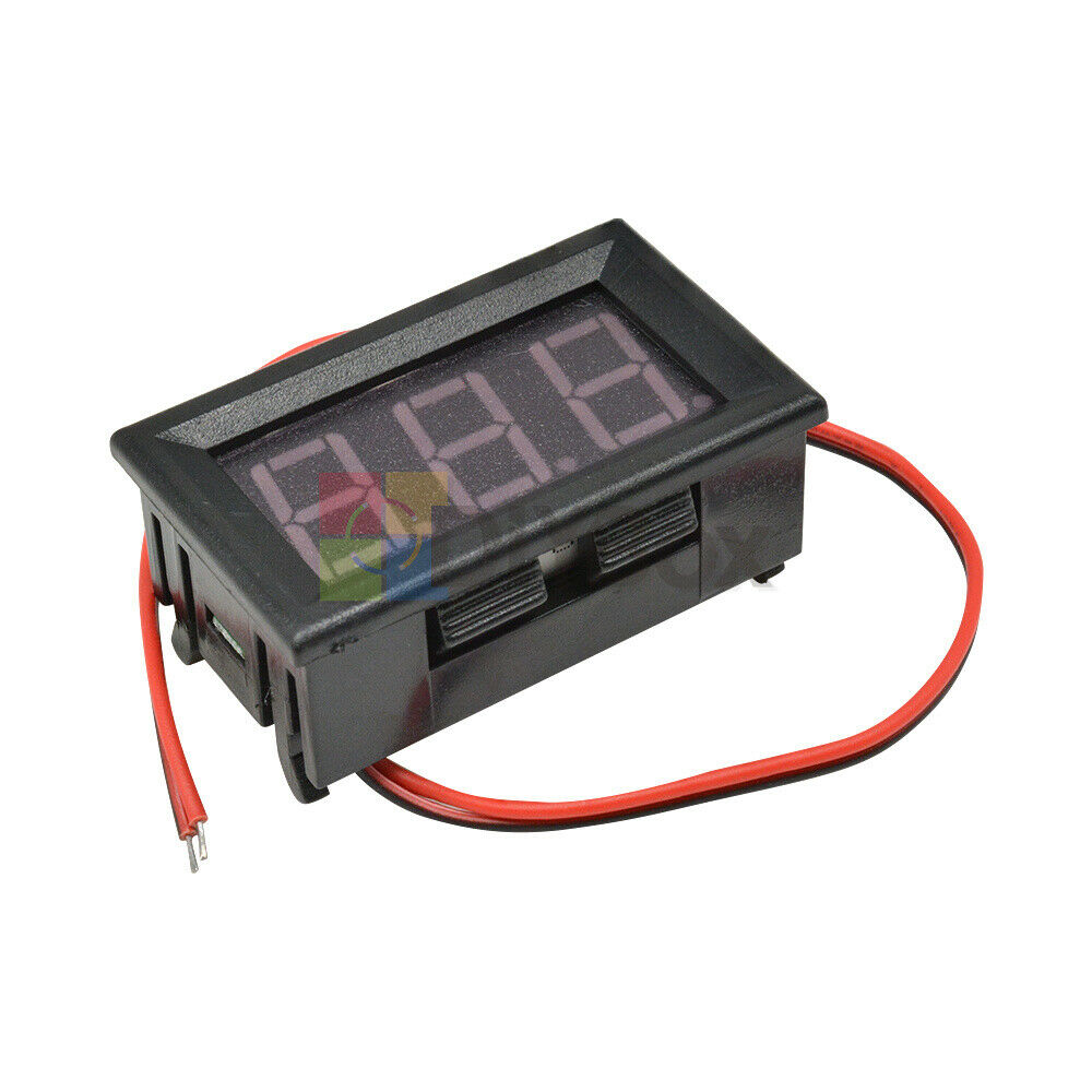 0.56" LED 2-Wire Voltmeter Digital Voltage AC70-500V Panel Voltmeter Ammeter RED