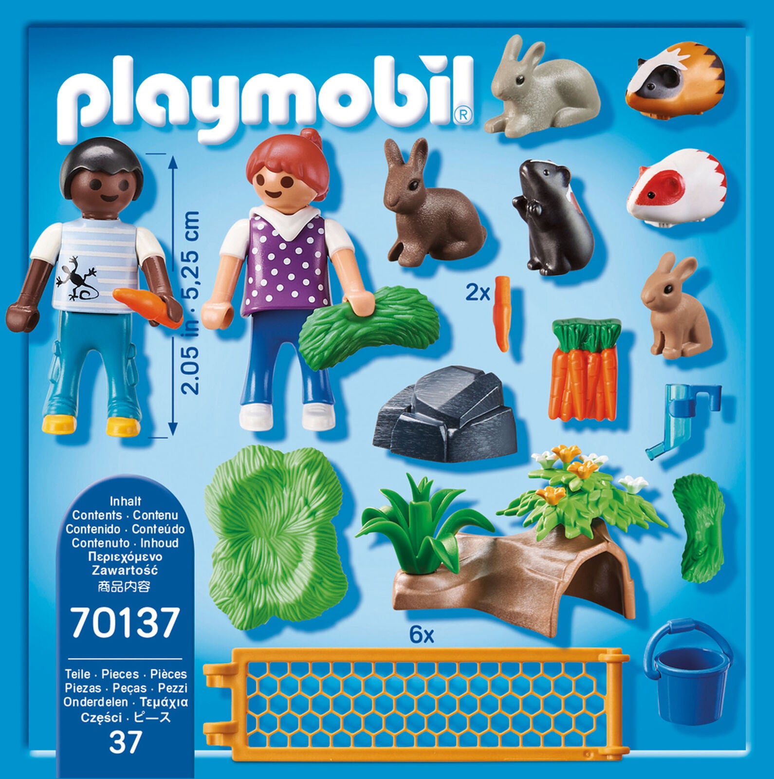 70137 Playmobil Country Farm Animal Enclosure Playset with Figures Age 4yrs+