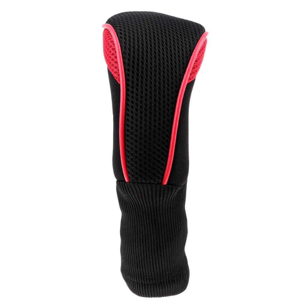 3Pcs Utility Hybrid Golf Club Head Cover Long Neck Headcovers with