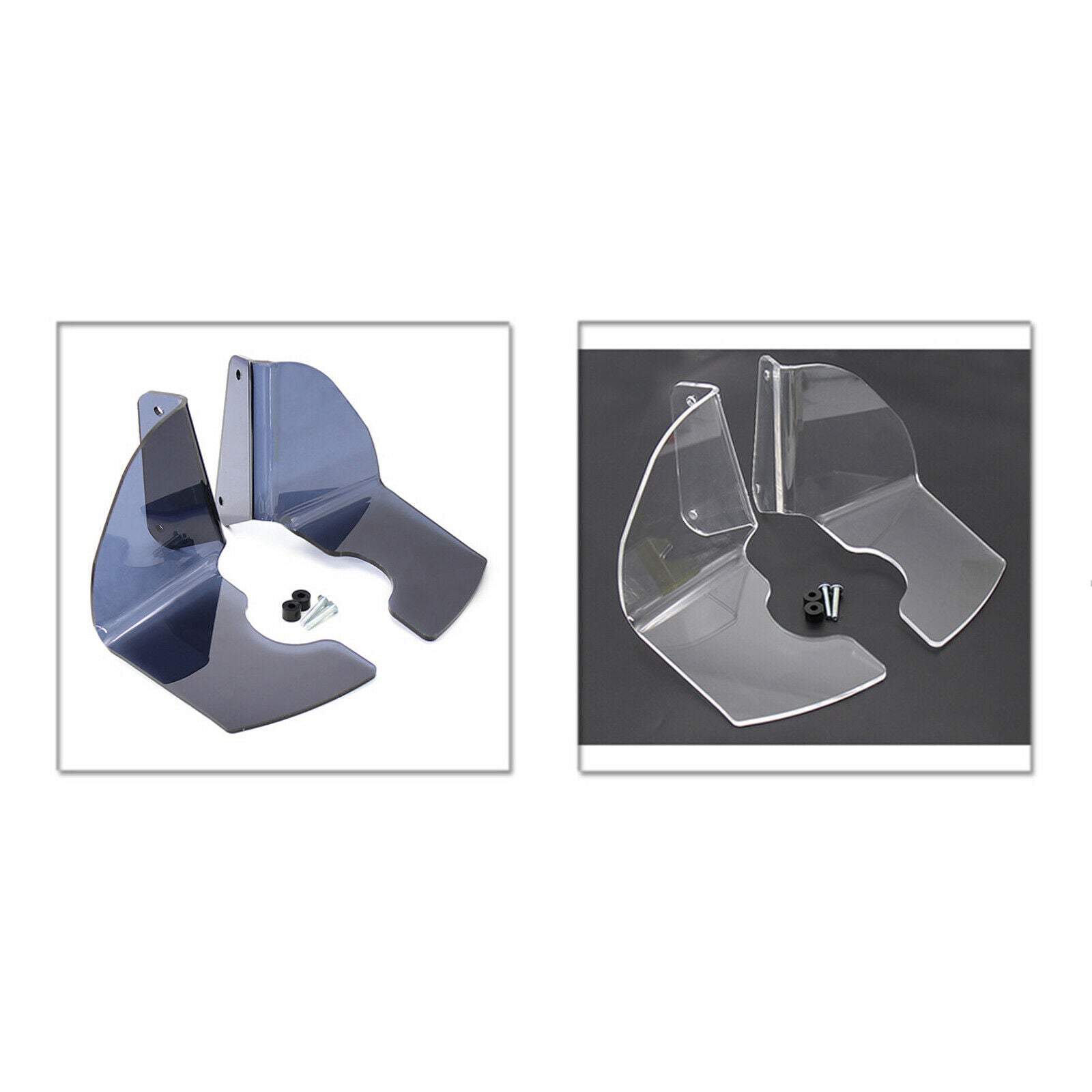 2PCS Motorcycle Hand Guards Wind Deflector Hand Shield Handguard Compatible with