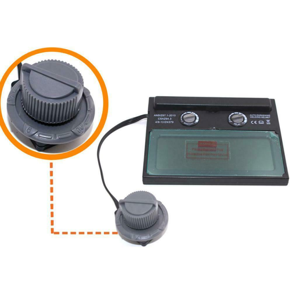 Helmet Welder Lenses, Auto Solar Energy, Delay Time, Adjustable Sensitivity
