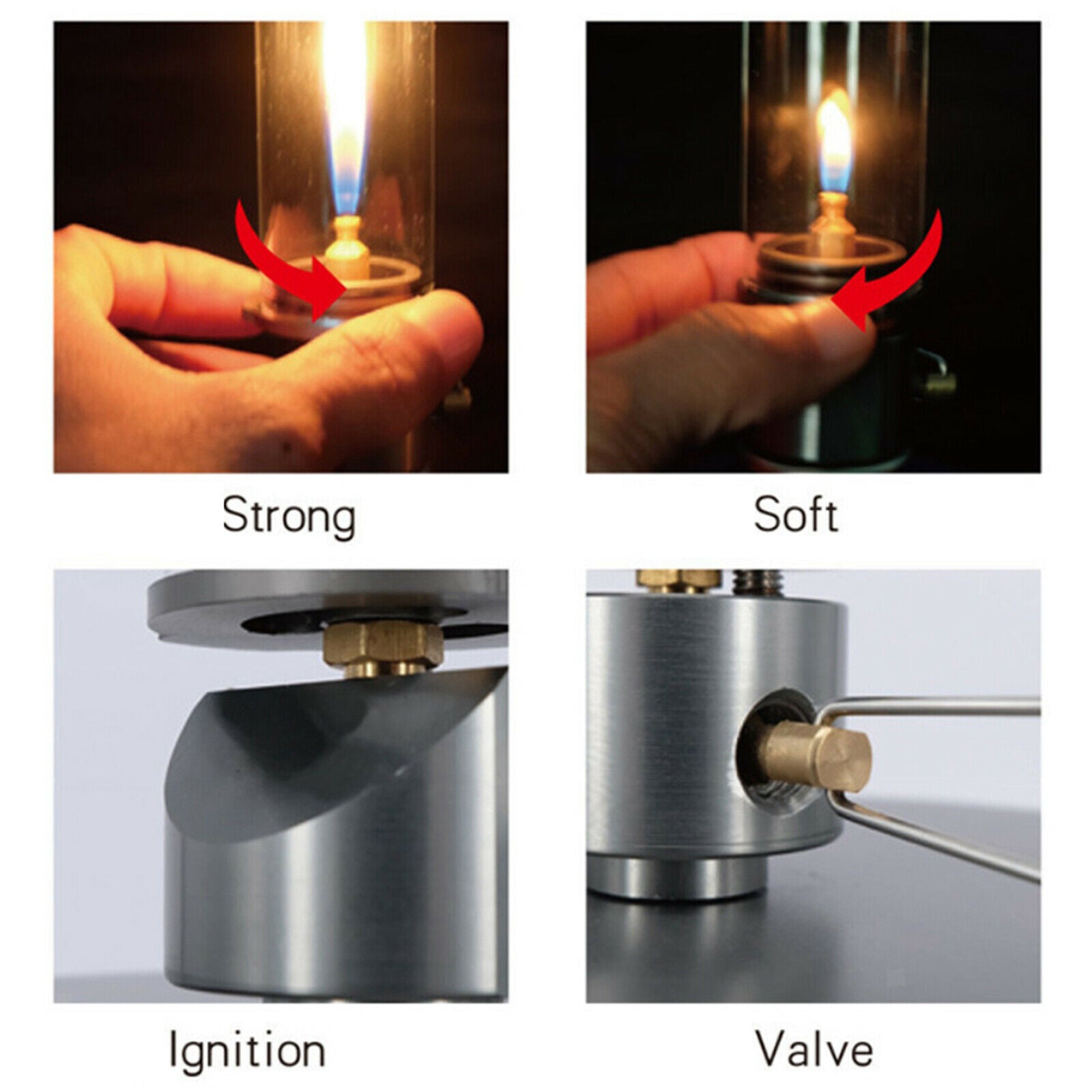 Portable Outdoor Camping Light Gas Lighting Camping Lamp Tent Gas Camp