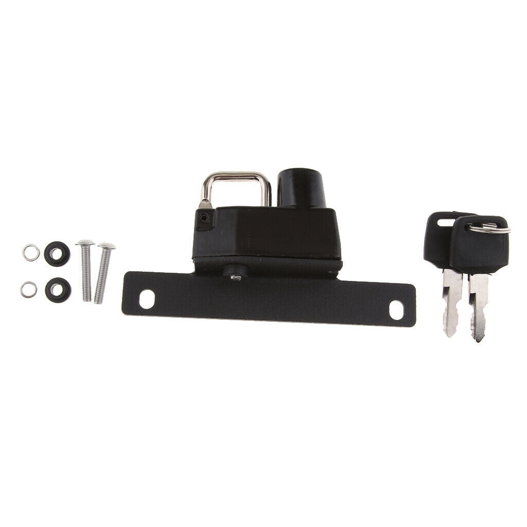 Motorcycle Left Helmet Security Lock with Keys for BMW R Nine T 2014-2016