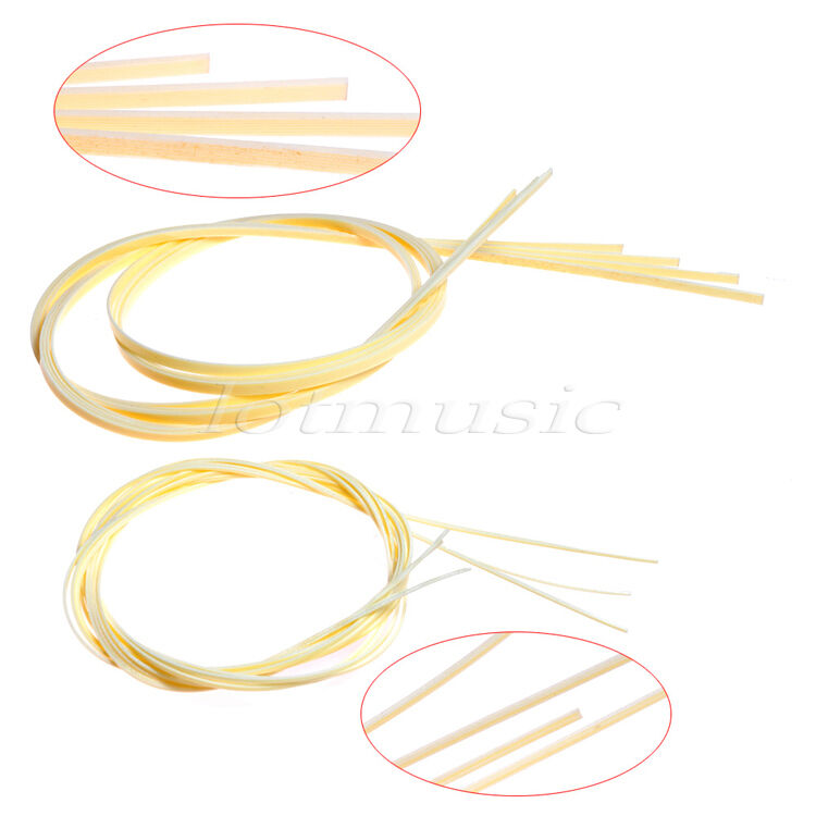 2 Pcs Guitar Bindings 5 Feet 2 x 1.5mm and 6 x 1.5mm Vertical Stripe Celluloid