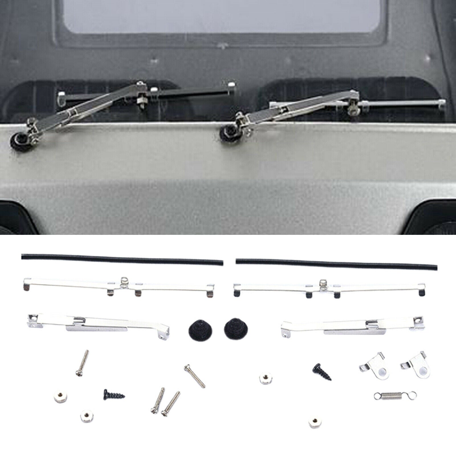 2-Pack 6cm RC Windshield Wiper for WPL D12 Car Spare Parts Accessories