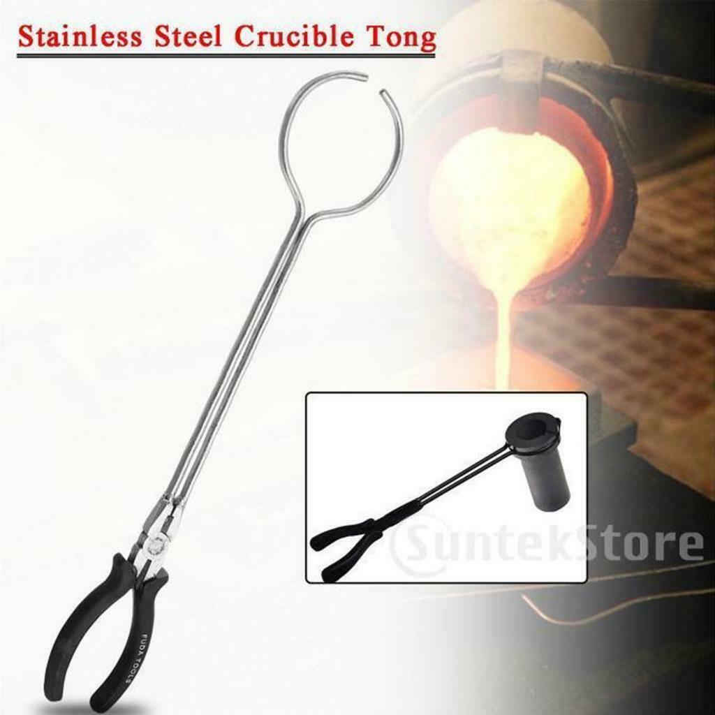 3kg Graphite Crucible+Tongs Metal Melting Scrap Furnace Torch Casting Cup
