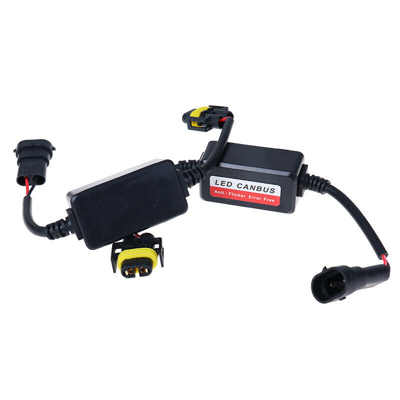 2x H11 LED Headlight Canbus Error Anti Flicker Resistor Canceller Deco.DD
