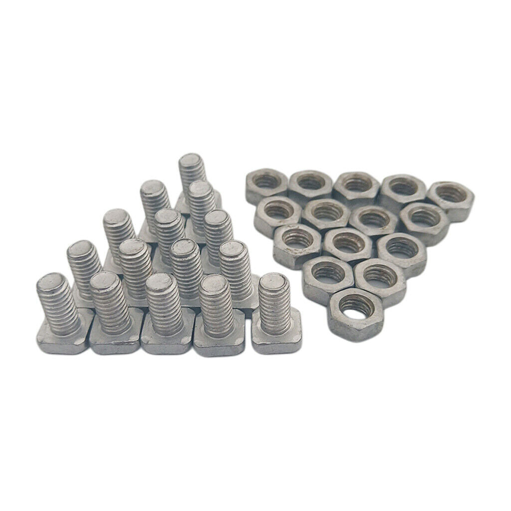 Precision Aluminium Alloy Greenhouse Nuts and Bolts Hard Replacement Parts