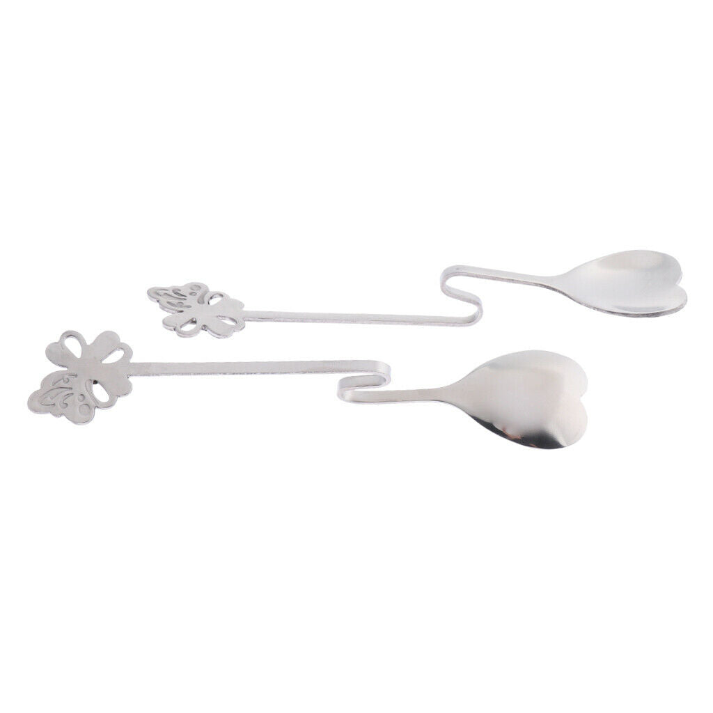 Durable Cute Coffee Spoons Great Gifts for Friends Family 2 Pieces
