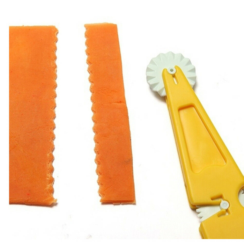 Cake Decor Fondant Sugarcraft Icing Wheel Cutter Modelling Embossing Too.l8