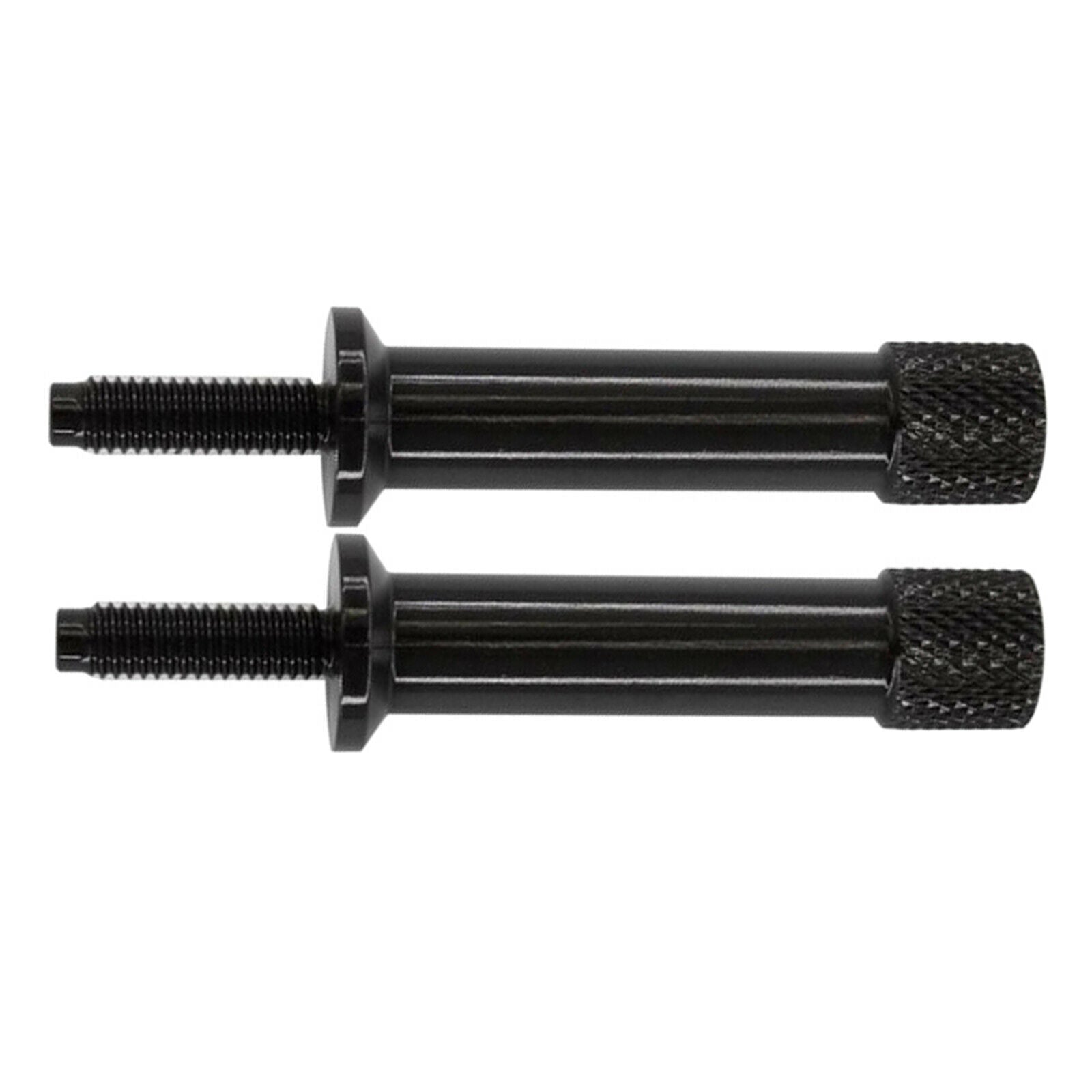 2Pieces Quick Release Tool Free Seat Bolts Aluminum for  Scrambler Black