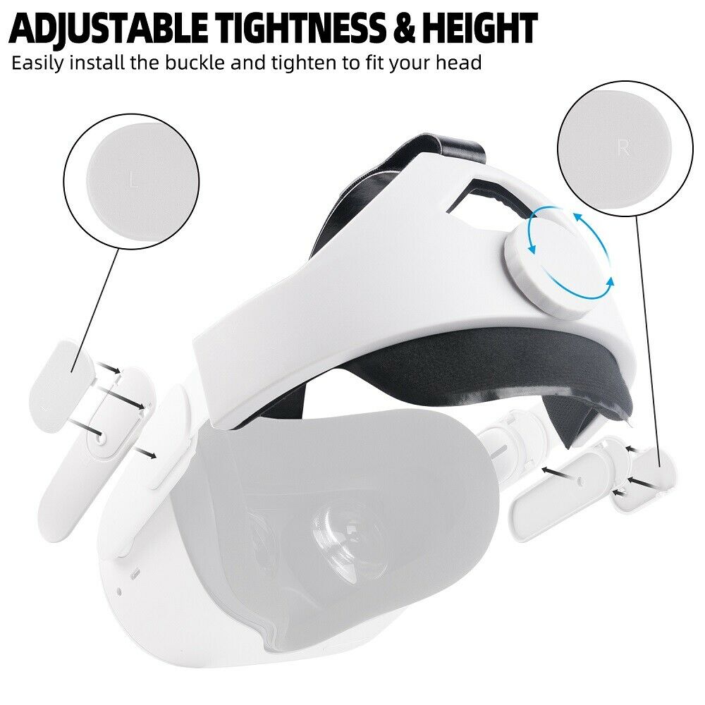 Headband Replacement for Oculus Quest 2 Elite Head Strap Large Cushion