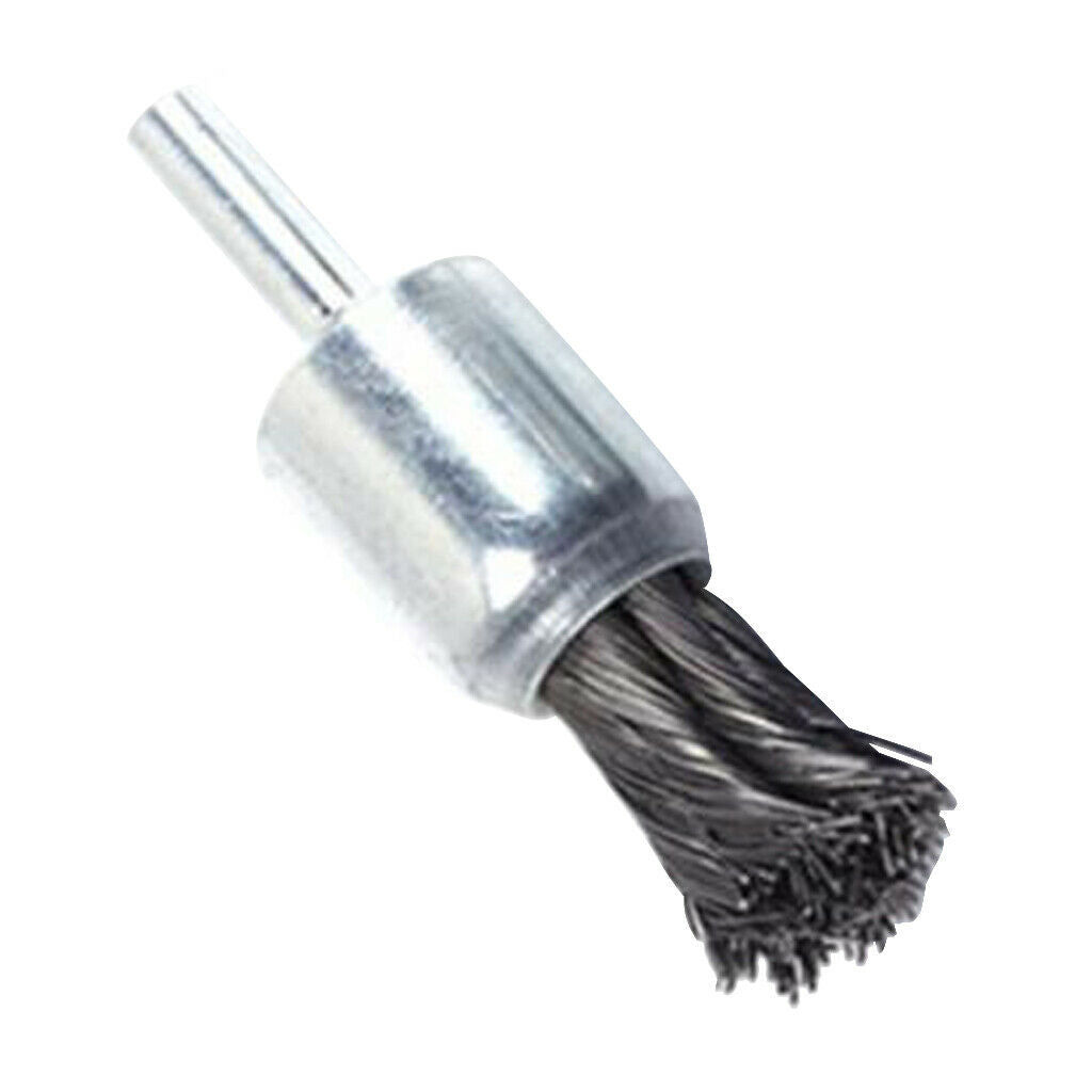 2pcs Twist Knot Wire End Brush for Metal Surface Grinding, Deburring, Polishing,