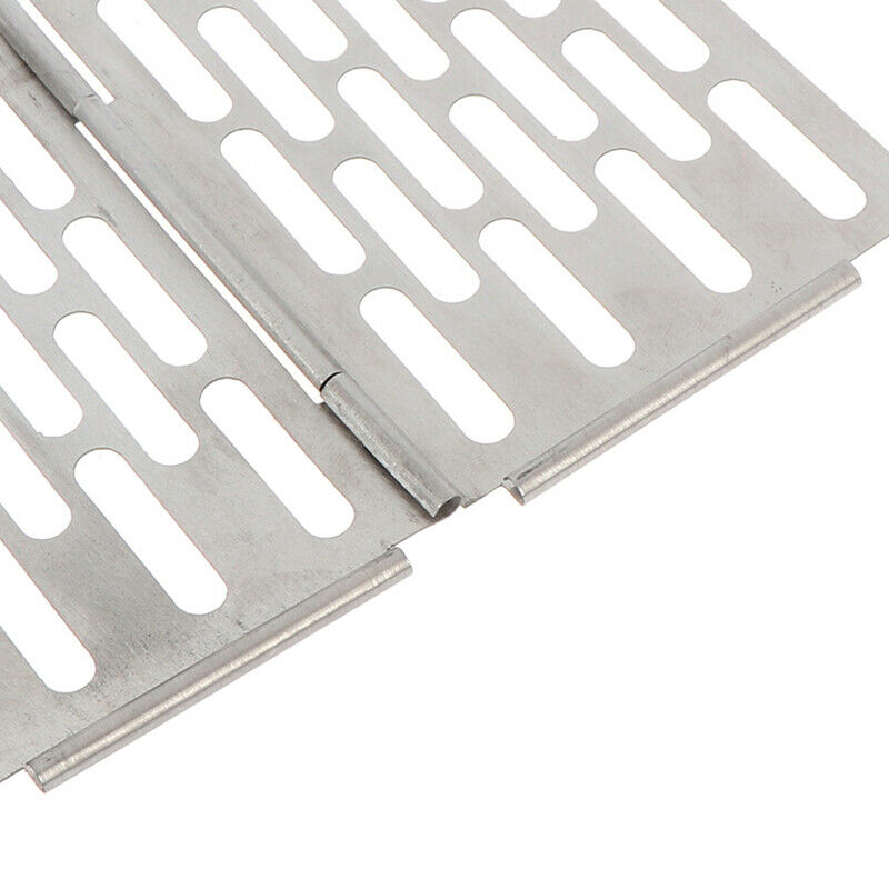Folding Grill Plate Portable BBQ Stainless Steel Mini Shelf Outdoor Picni.l8