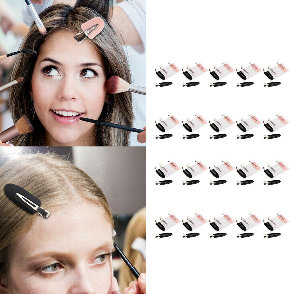 20x No Bend Hair Clips Curl Pin Clips Barrette Women Hairstyle Waves Clamps