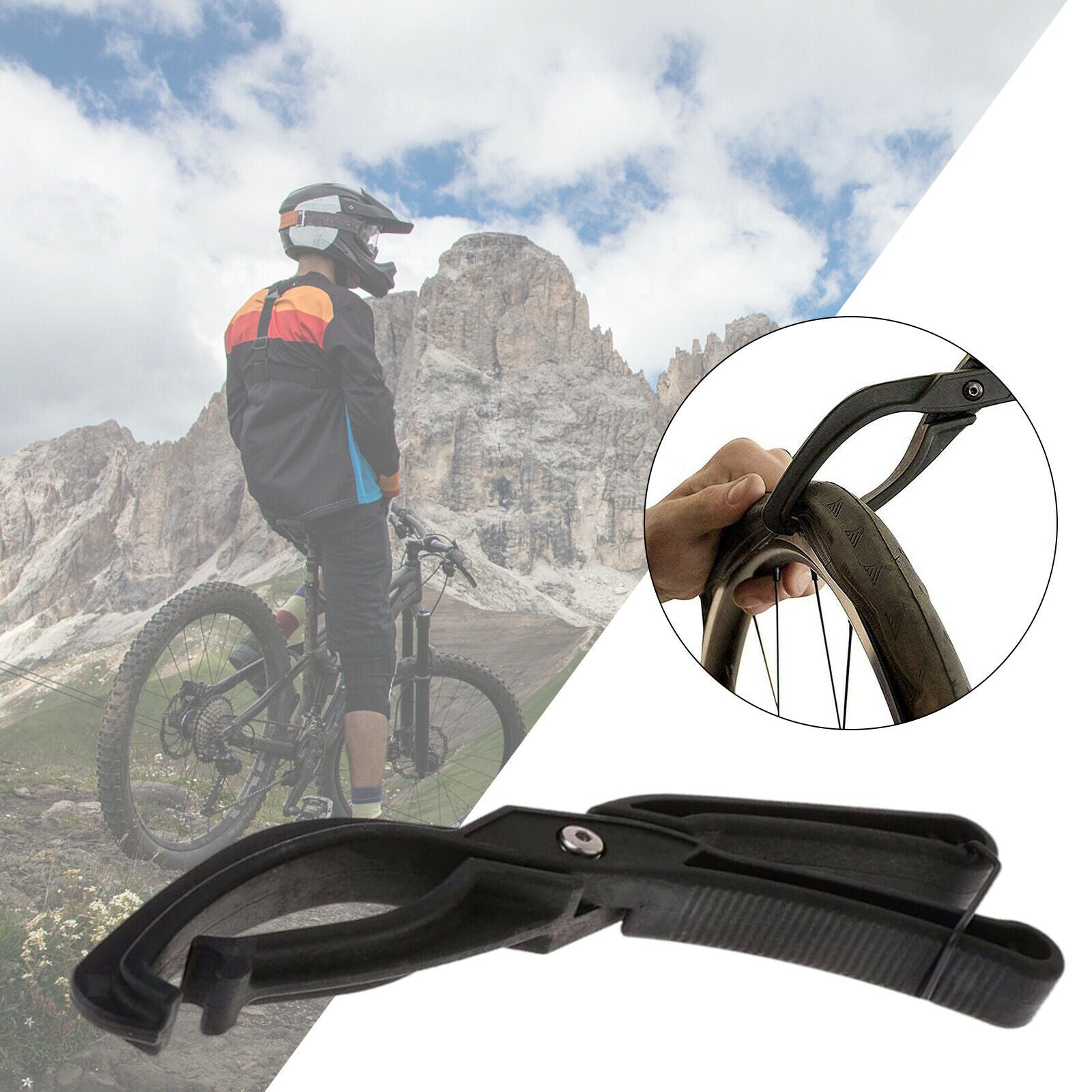 Bicycle Tire Tool Install Difficult Stubborn Bead Mounting Seating Tools