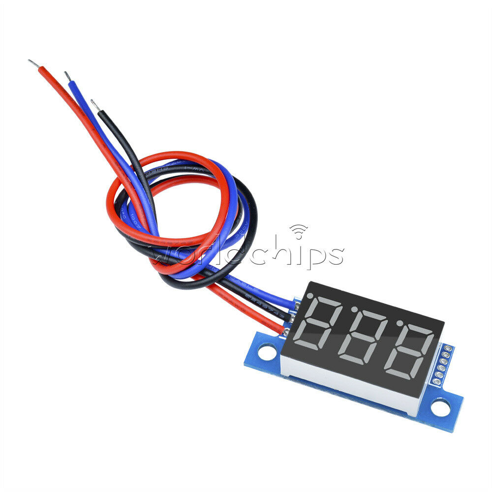 RED LED Panel Meter Digital Voltmeter DC 0-99.9V W