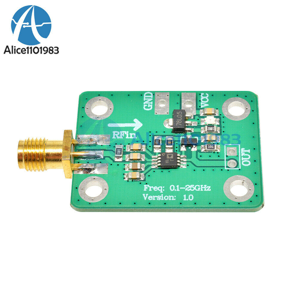 0.1-2.5GHz -72dBm to -2dBm RF Power Meter Logarithmic Detector Power Detect