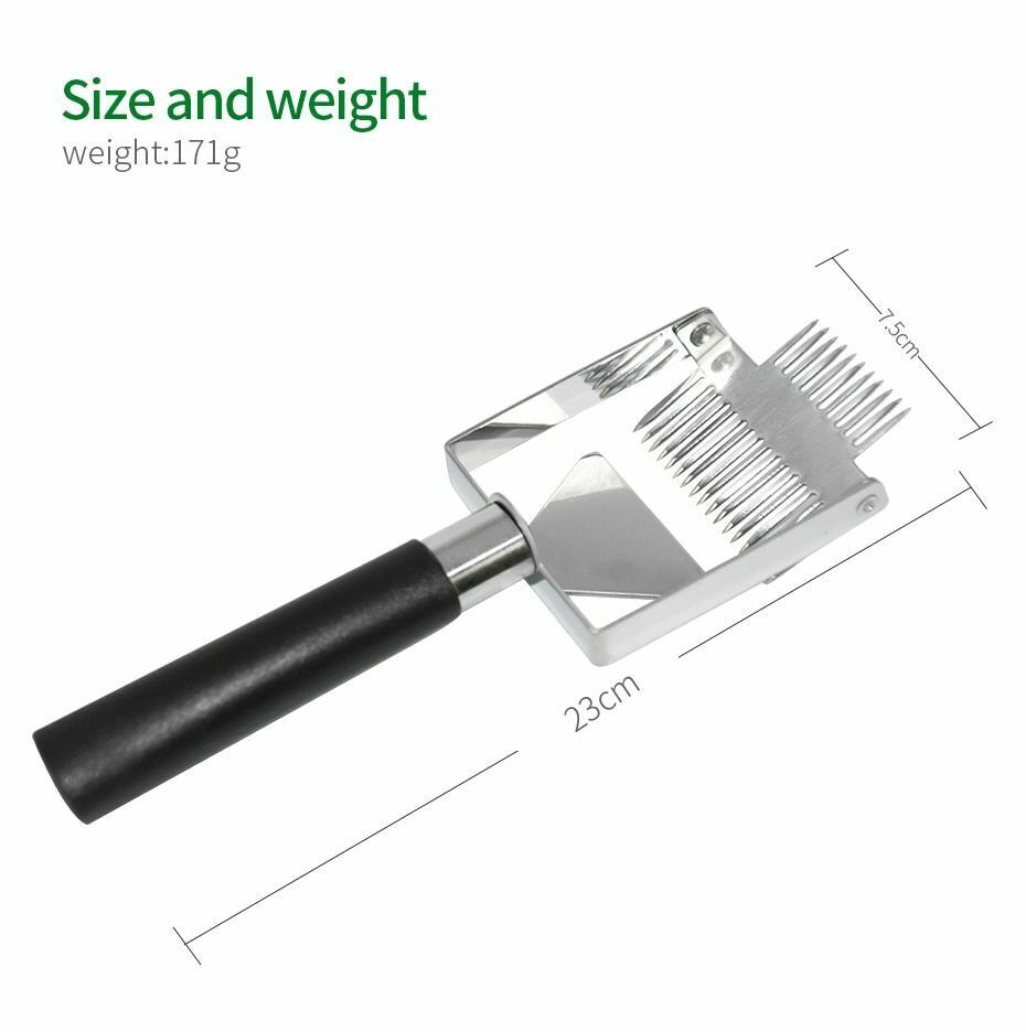 Honey Scraper Beekeeping Fork Bee Hive Extractor Equipment Tool Wax Comb Harvest