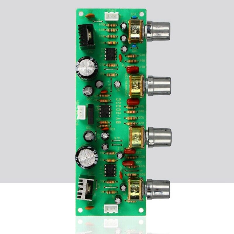 12V NE4558 HIFI Preamp Tone Board Bass Treble Volume Control Pre-Amplifier BoaD2