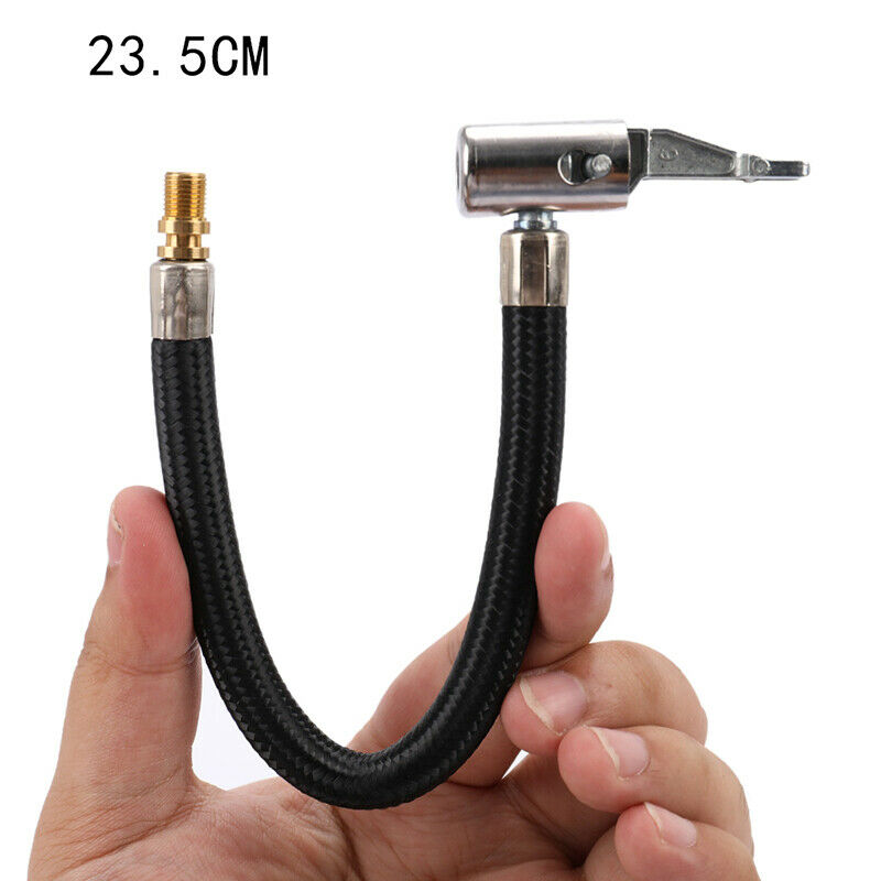 Bicycle Motorcycle Bike Car Flexible Clip On Air Tyre Tire Chuck Inflator.l8