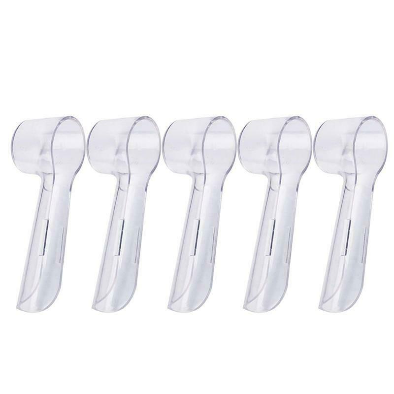 5PCS Electric Toothbrush Head Protective Cover Case Cap Portable Dustproof