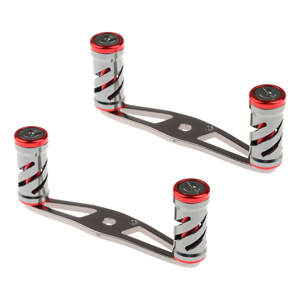 2 Pieces Reel Handle Reel Reel Tackle Durable Left Right Hands Fish Accessories