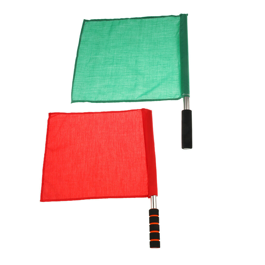 2 Units of Unicolor Flags for Soccer Made of Stainless Steel And Nylon