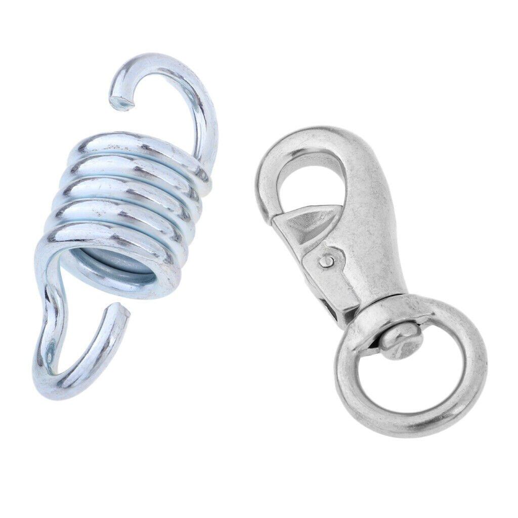 Stainless Steel Extension Spring Hook for Hanging Hammock Chair Porch Swing