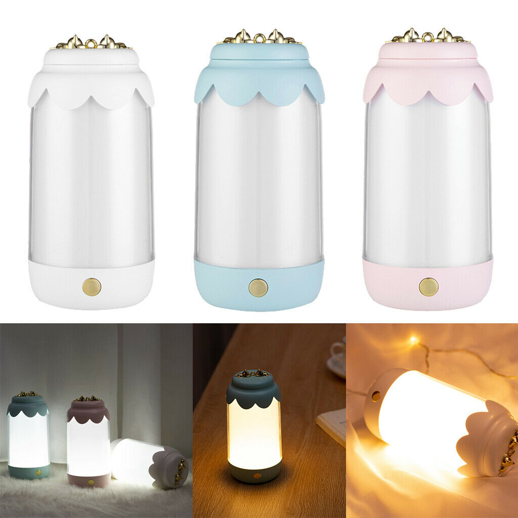 Portable Night Light For Bedroom Living Decor Christmas Kids Gift White