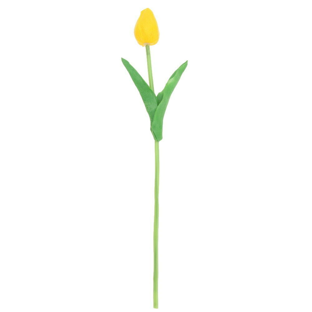 10pcs PU Tulips Artificial Flowers Bouquet Wedding Home Decor Props (Yellow @