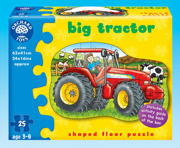 Orchard Toys 224 Big Tractor Kids Childrens British Floor Jigsaw Puzzle 3-6 Yrs