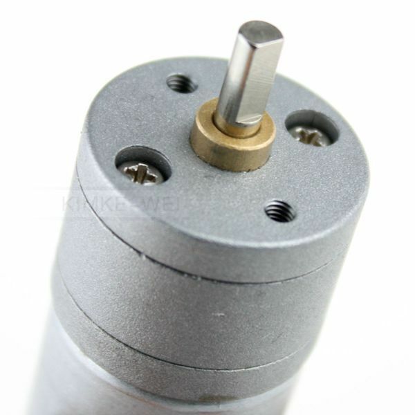 2 x 12V DC 1000RPM Mini Torque Gear Box Motor Hobby New