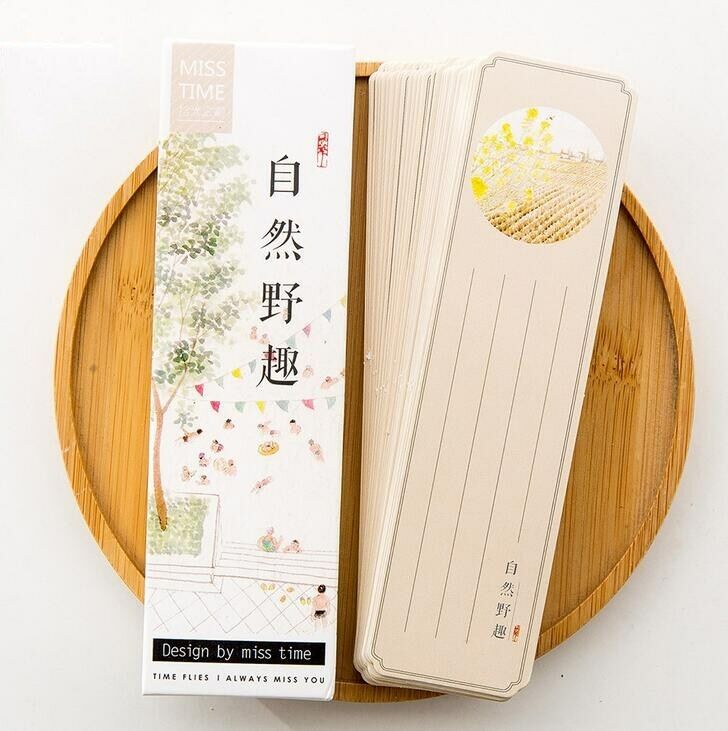 30 sheets/Pack Mixed Chinese style Bookmark Message card Office Supplies