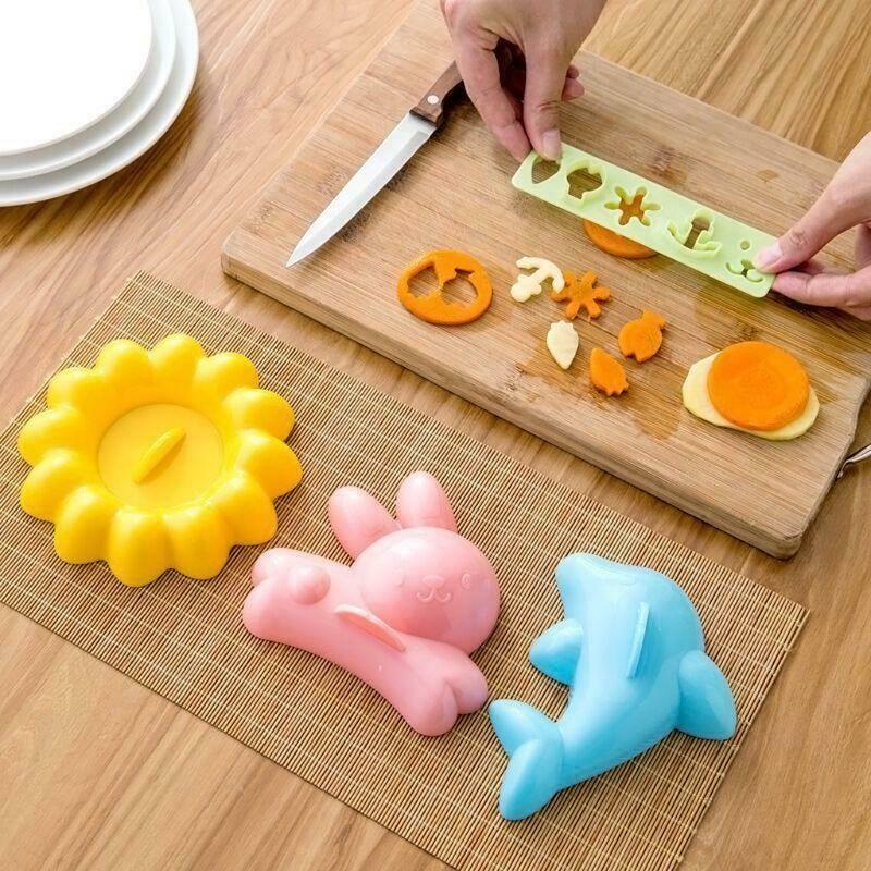 DIY Lovely Cartoon Animal Rice Ball Mold Bento Sandwich Food Maker Mould Home