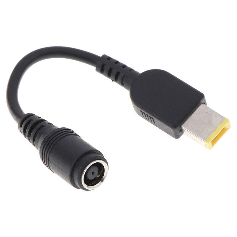 7.9*5.5 Round Jack to Square Plug End Adapter Converter Cable For Lenovo .l8