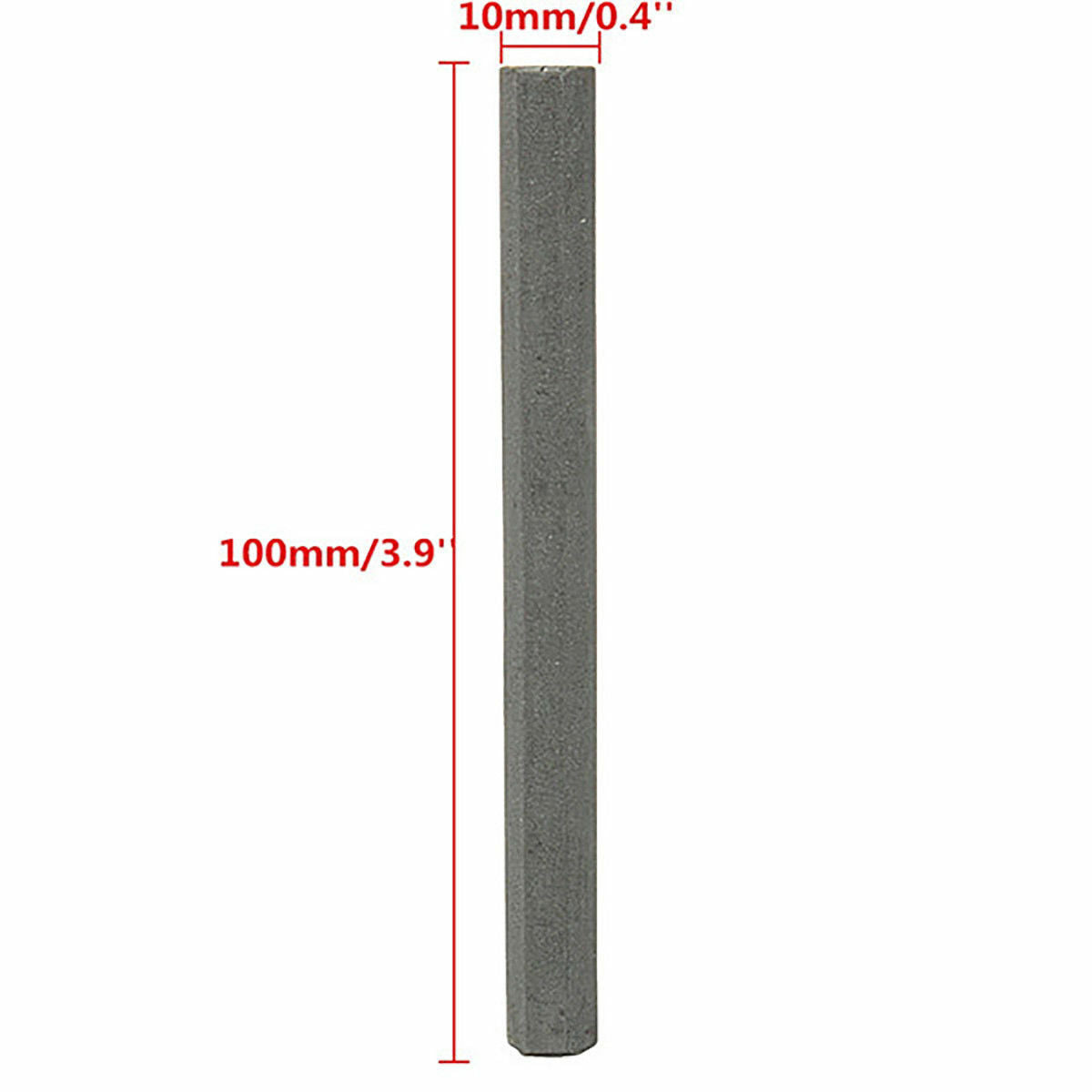 10x100mm Black MnZn Ferrite Rod Bar Loopstick For Radio Antenna Aerial Crystal