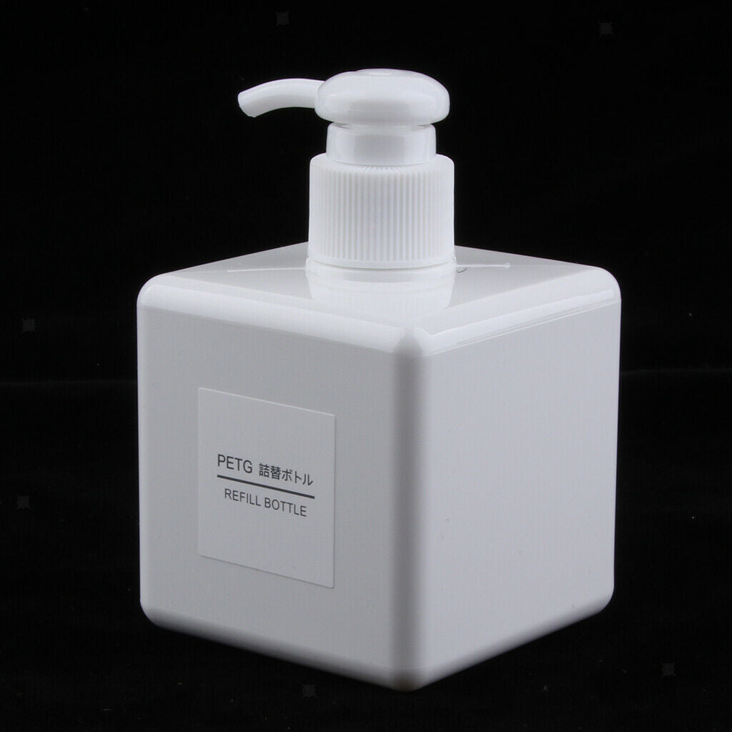 2pcs Foaming Soap Pump Dispenser Cosmetic Container Bottle 100ml 250ml White