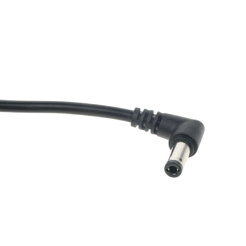 For BMCC Camera DC Coupler Battery DC5525 Power Supply Cable Cord Wire 90 Degree