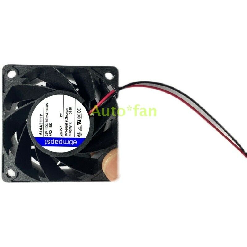 For New 614 J/2HHP 24V 14.6W 6CM  cooling fan 614 J/2HHP